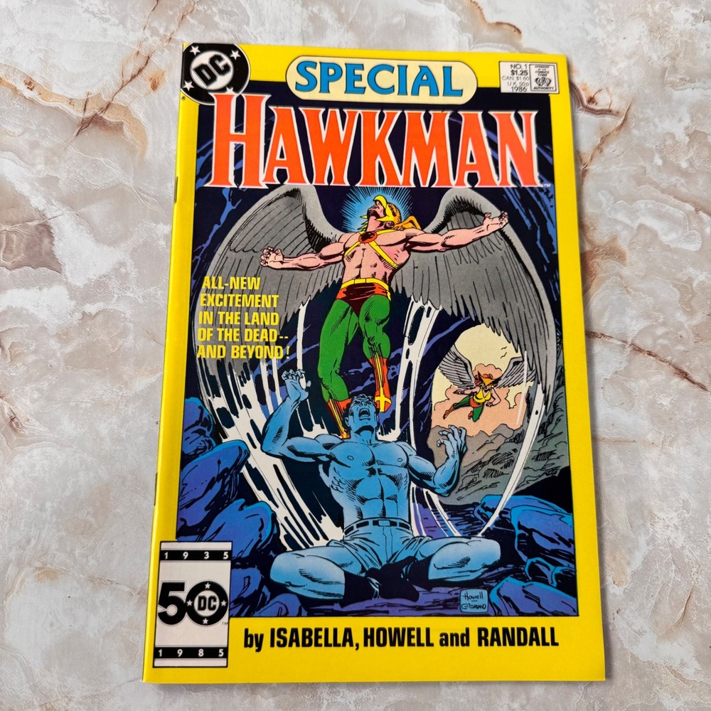 DC Special Hawkman No. 1 Comic‎ Book 1986 Yellow Copper Age Vintage Rare